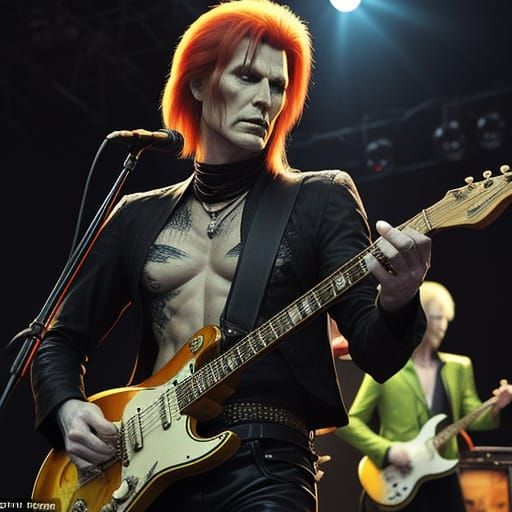 David Bowie as Ziggy Stardust in Rockstar Mode