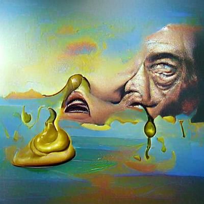 Surreal Vomit in Salvador Dali Style