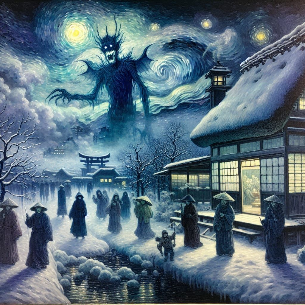 Sleepwalking Nightmare: Eerie Acrylic Fantasy Art