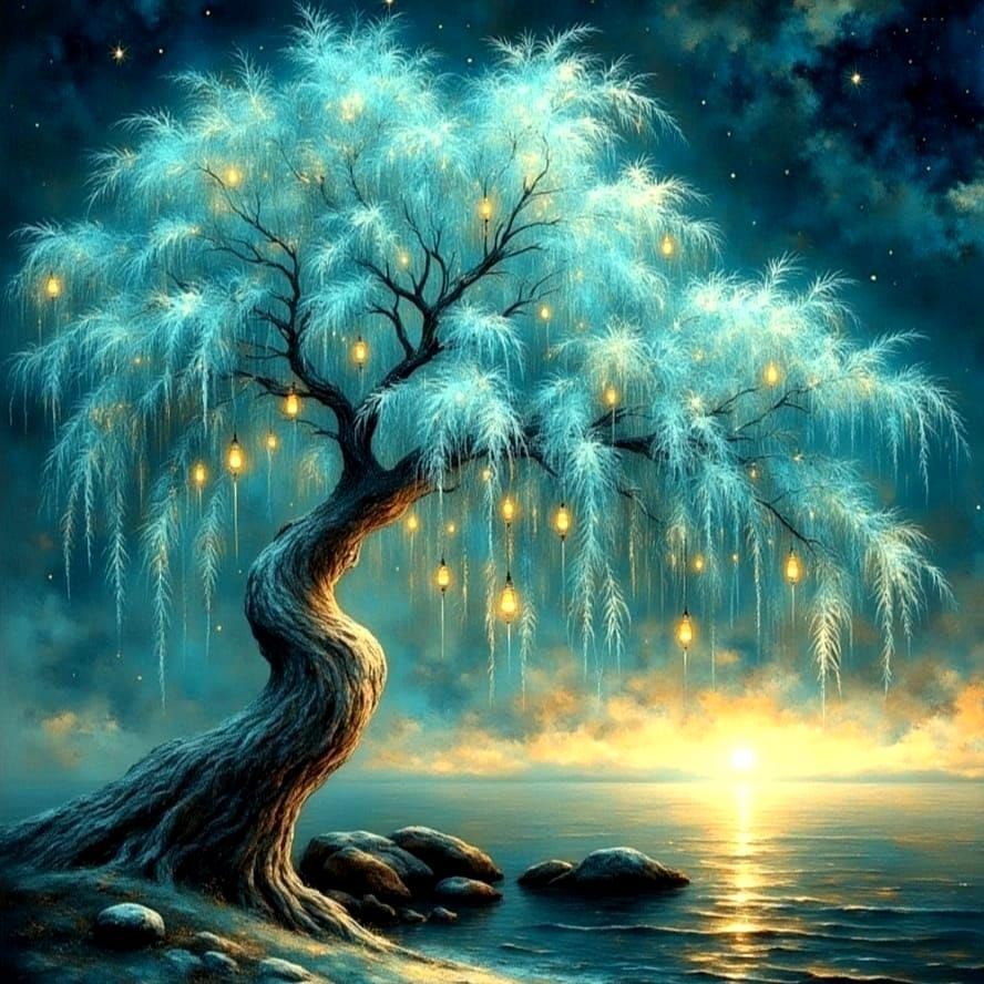 Magical willow tree