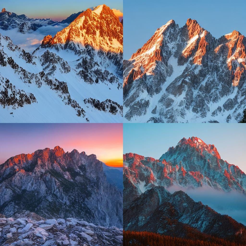 Mount Olympus at Dawn: A Majestic Scene