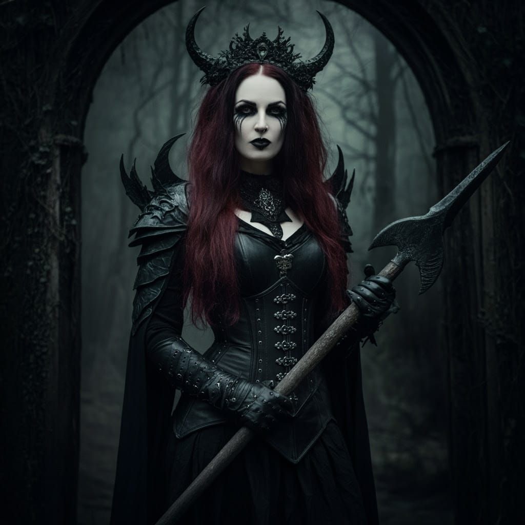 Dark Fantasy World in Gothic Photography Style