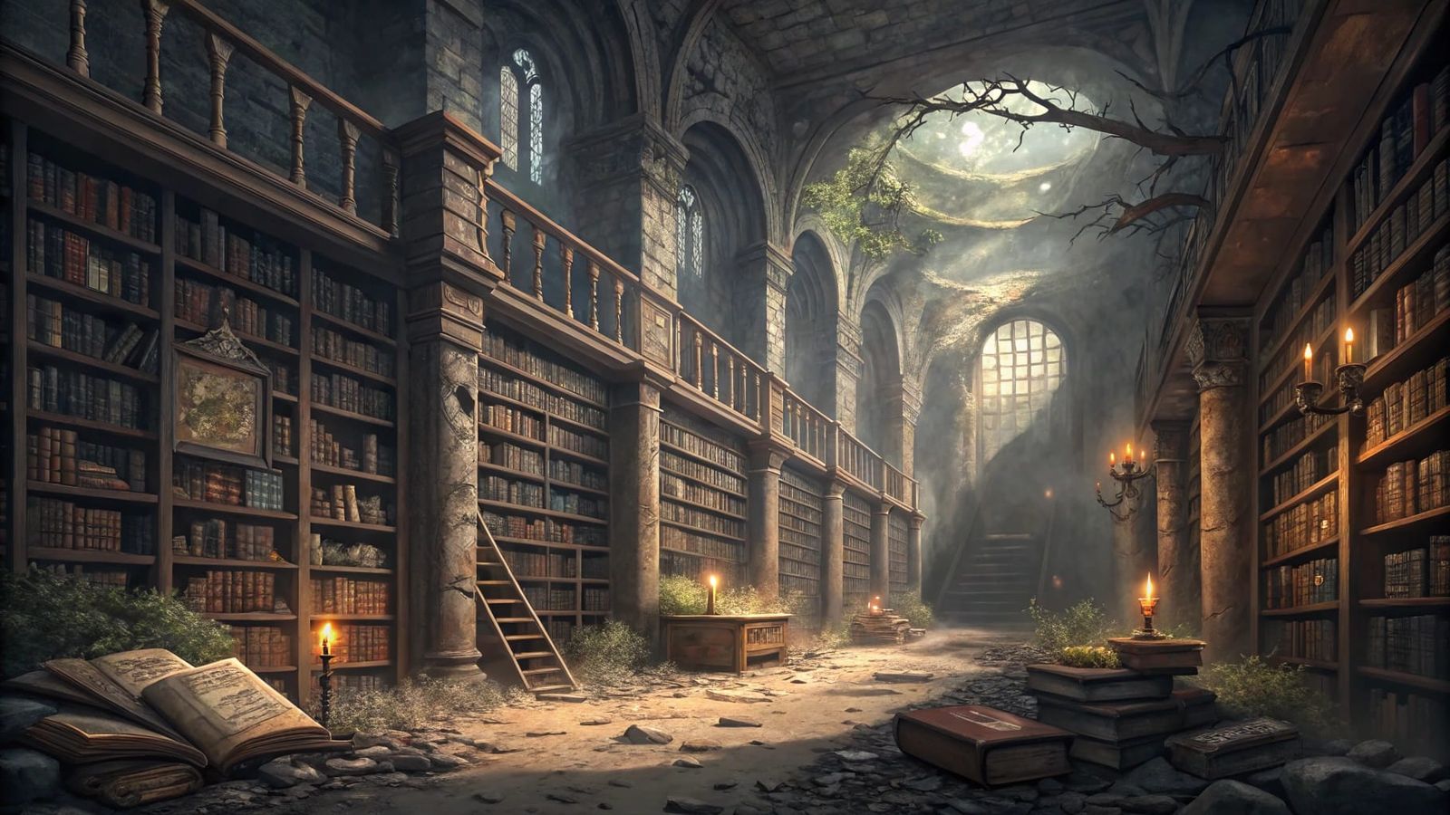 ancient underground library