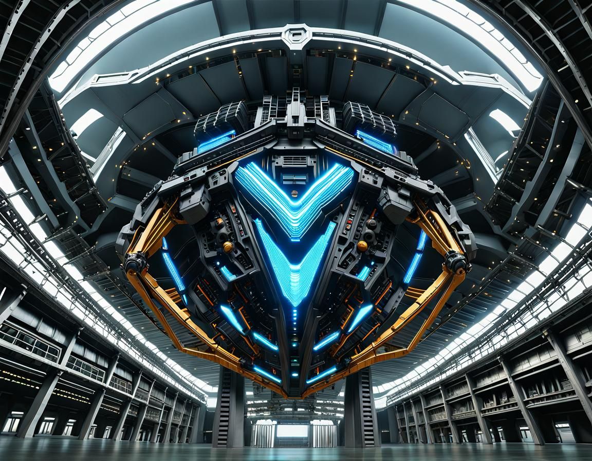 Power Armour Frame Construction: Hyperrealistic Sci-Fi Anime...