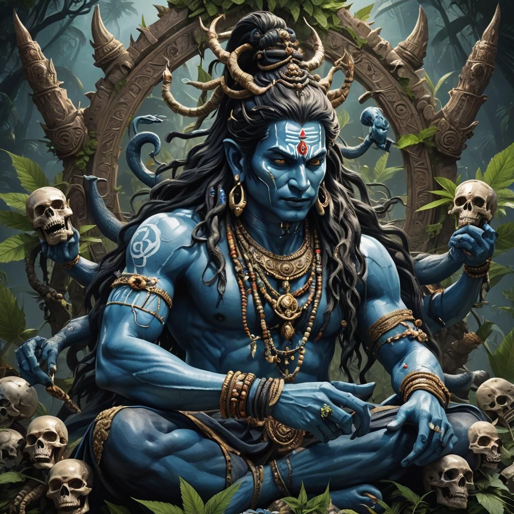 Lord Shiva: Hyperrealistic God of Destruction and Balance