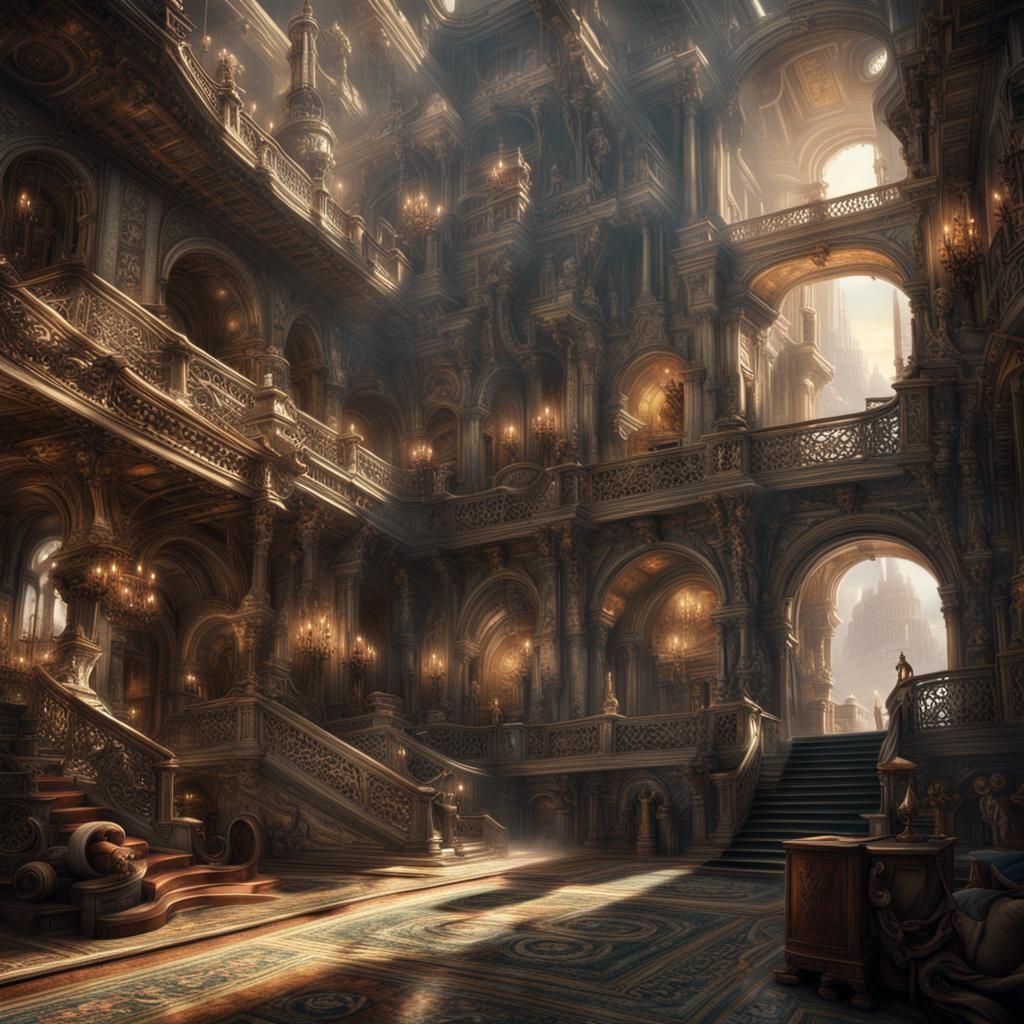 Epic Cinematic Digital Matte Painting of Places and Spaces