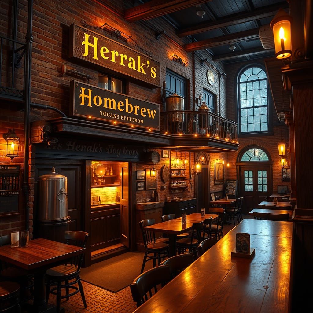 Warm Tavern in the Heart of the Fantasy District