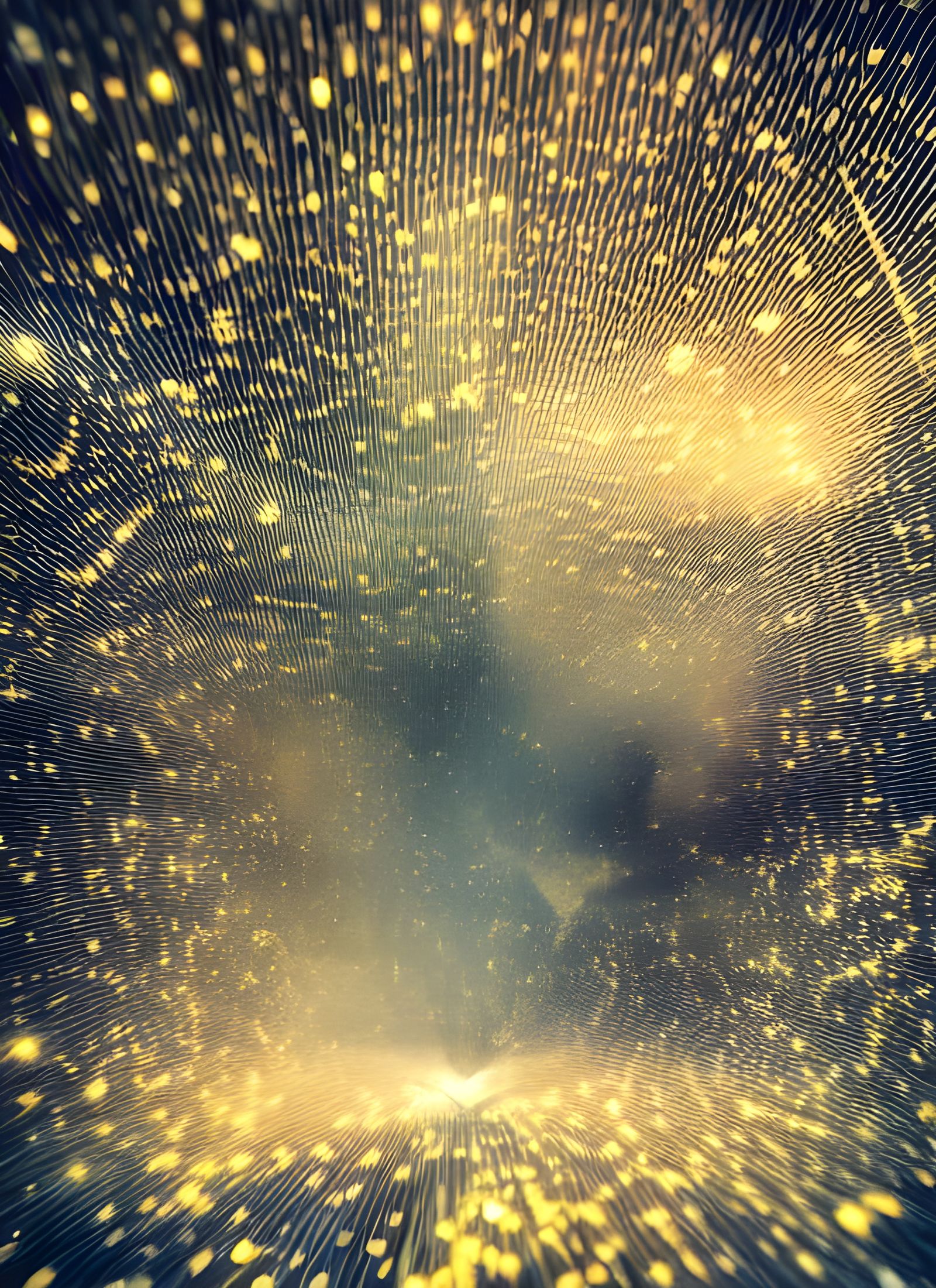 Dreamlike World of Radiant Light and Particles
