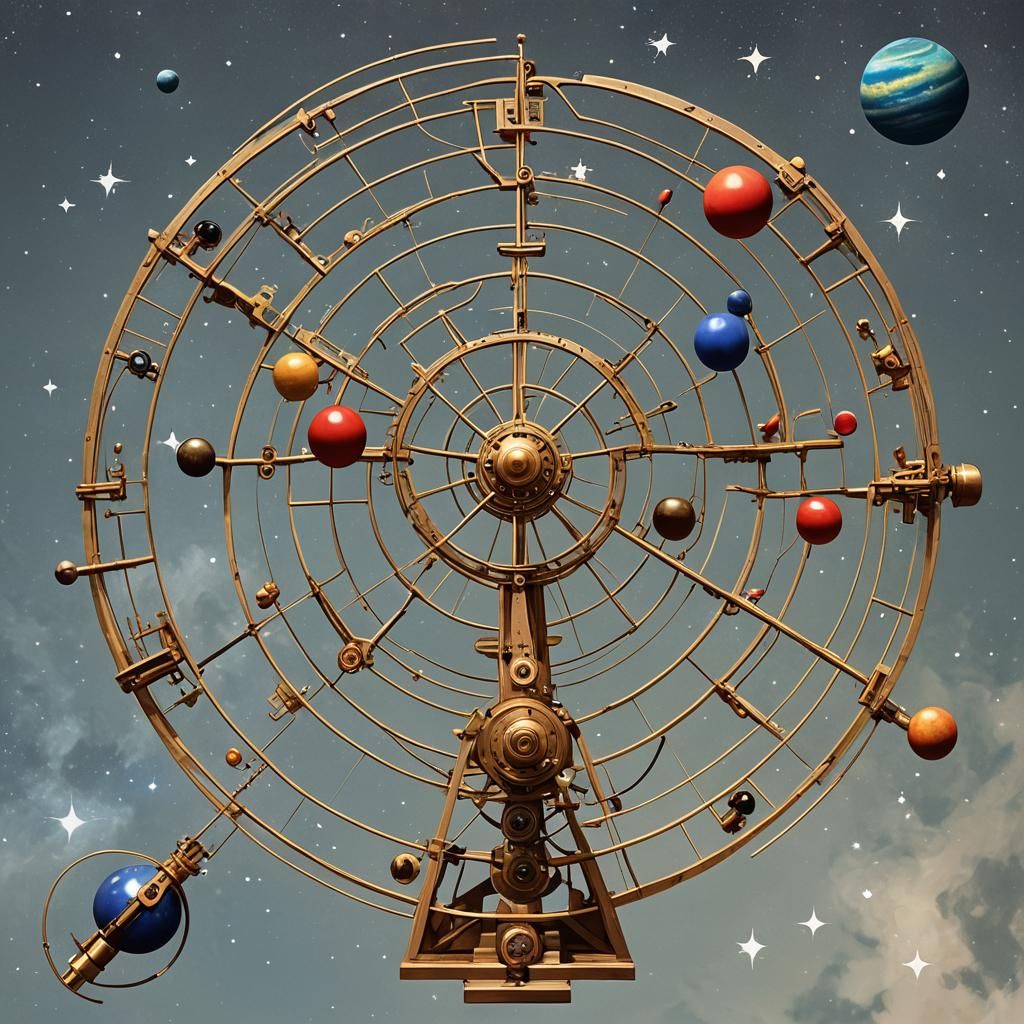 Cosmic Contraption: AI Generated Art