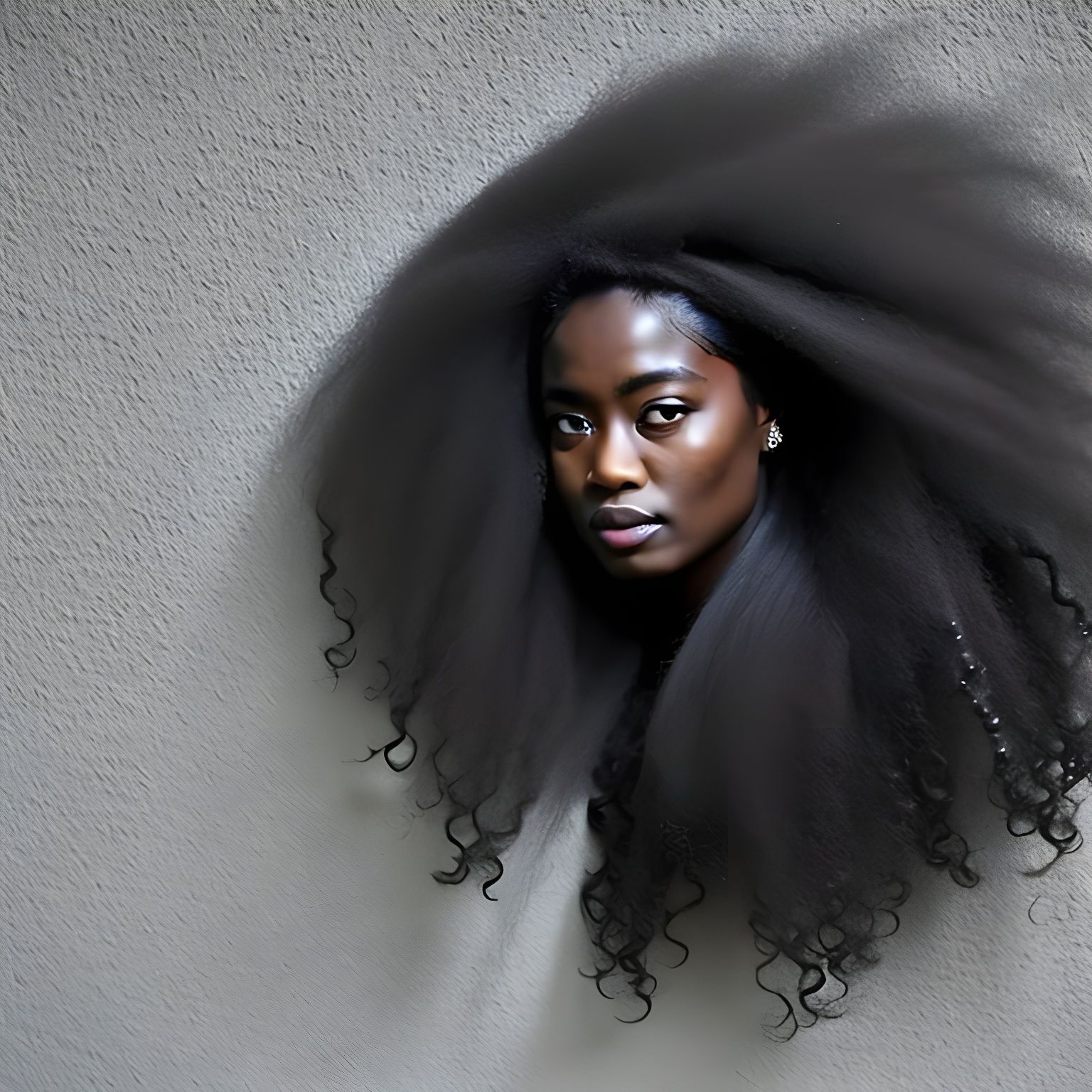 Pitch black, dark skin, experiment