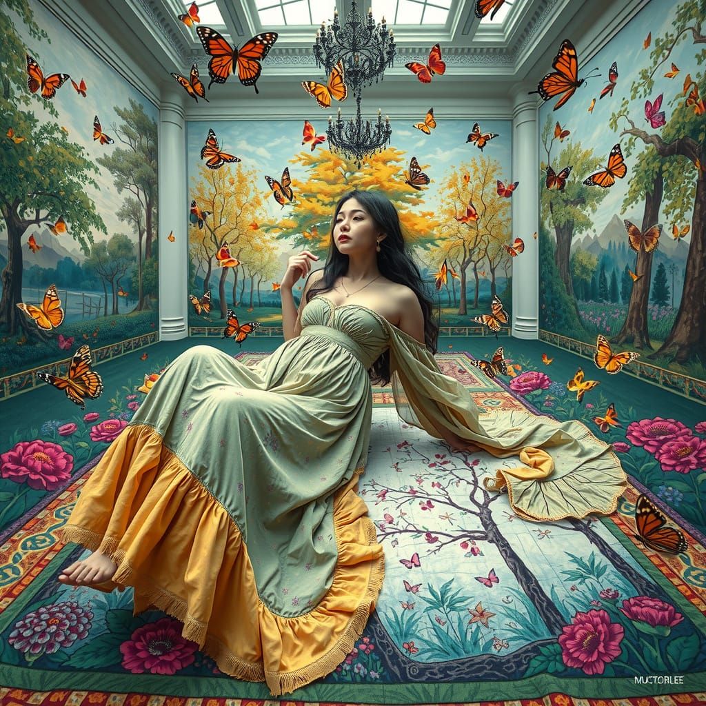 Butterfly installation