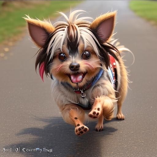 (e.g., "Come here, Scruffykins! Let's get you a treat.")