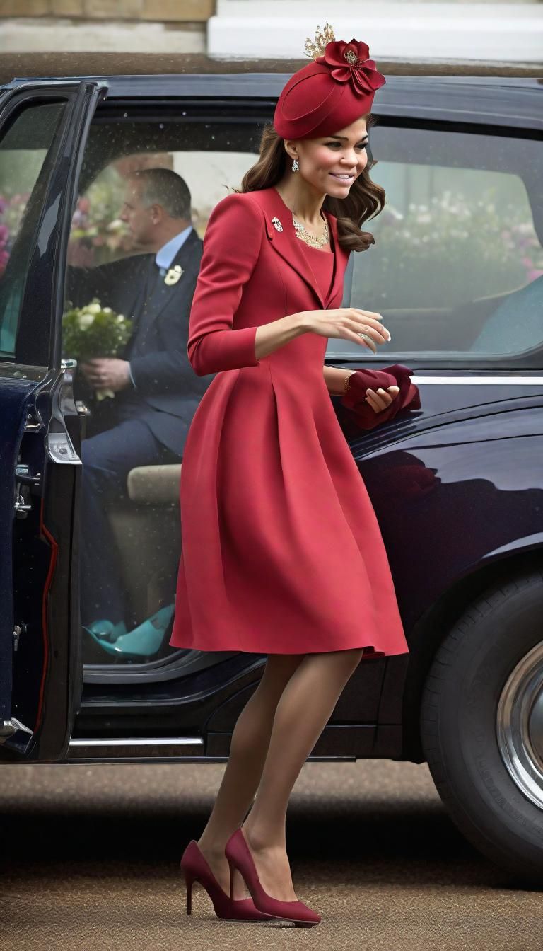Zendaya Coleman Channels Kate Middleton: Hyperrealistic Port...