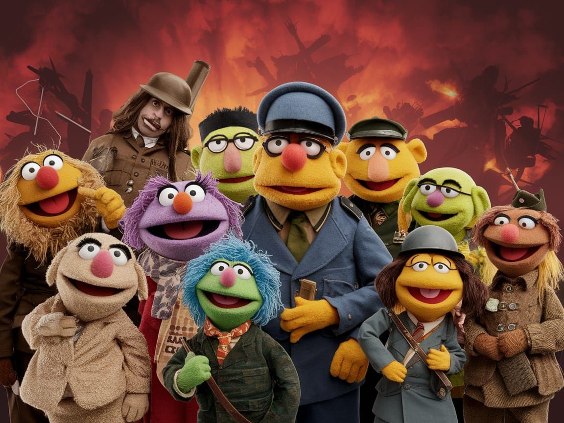 World War 2 with the Muppets in charge of the fighting