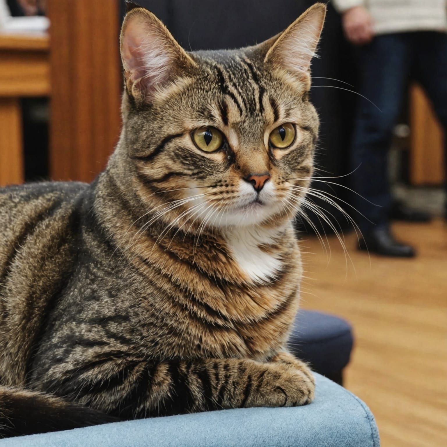 A Judgemental Cat's Stare