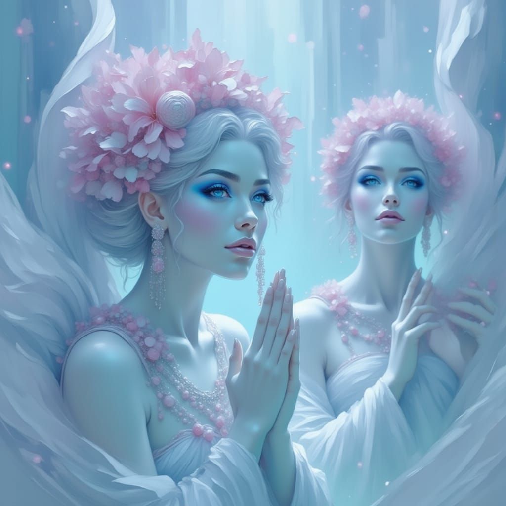 Ethereal Floras in Dreamlike Haze