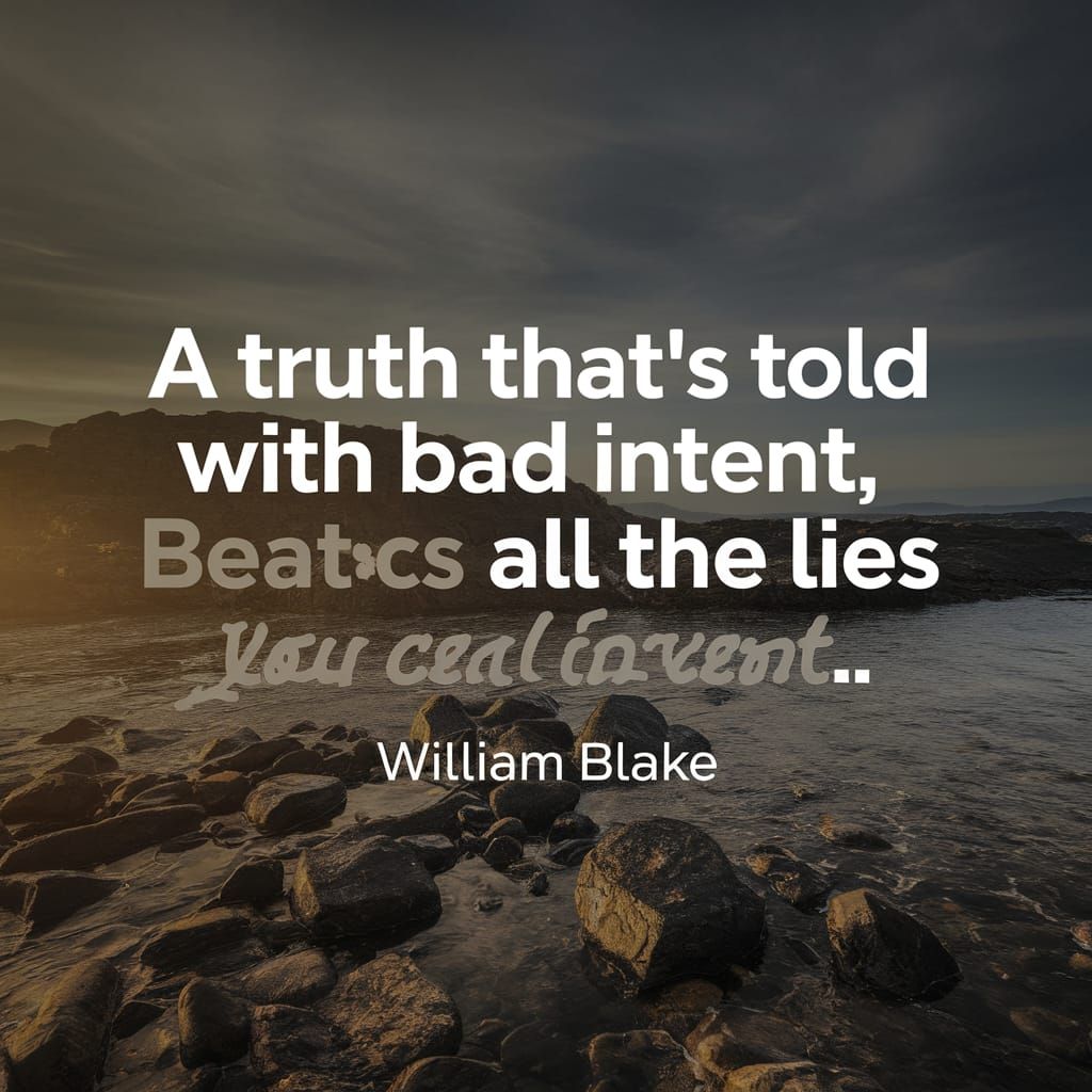 Poetic Quote in Dark Artistic Style