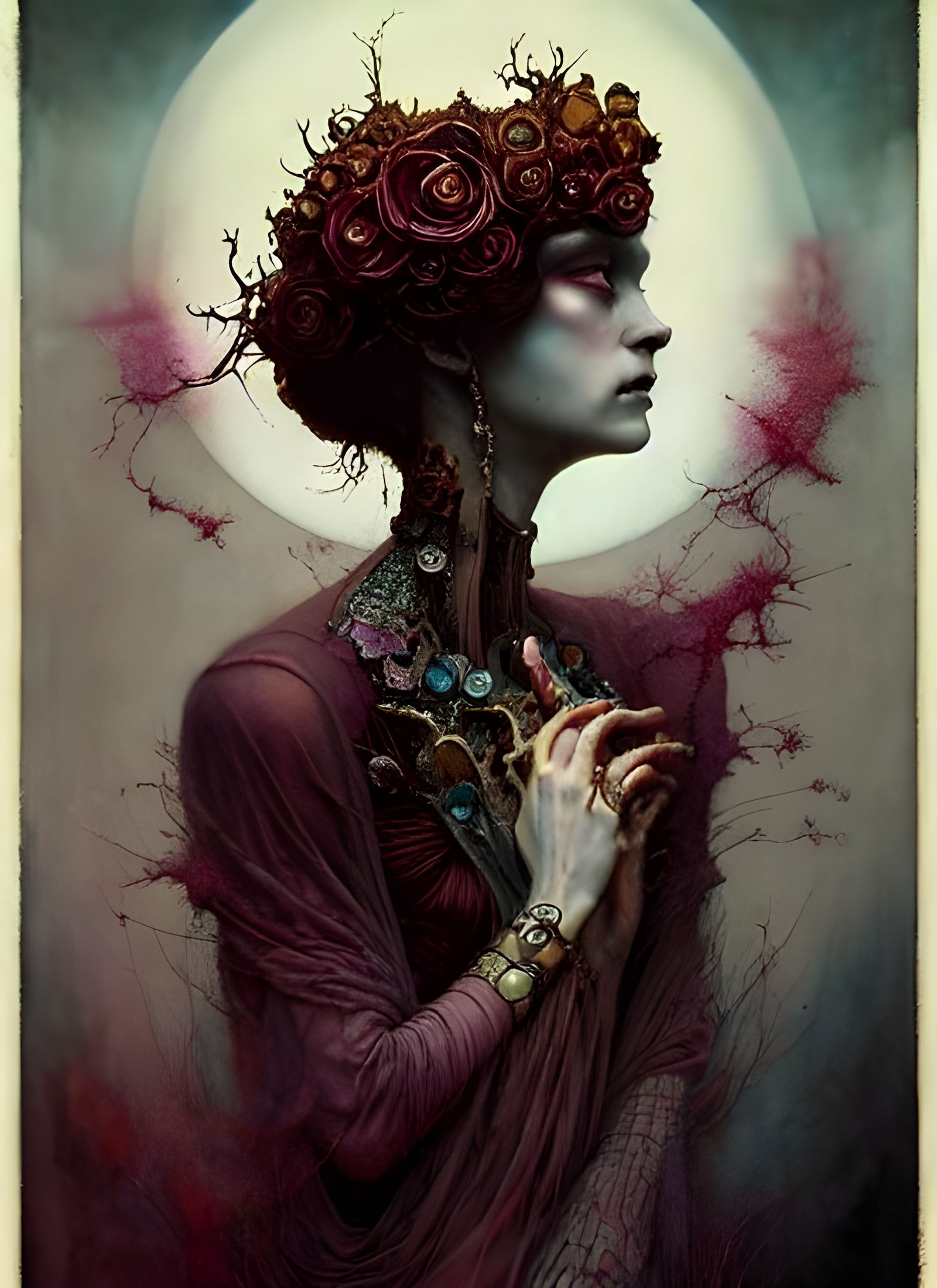 Eldritch Empress in Surrealist Style