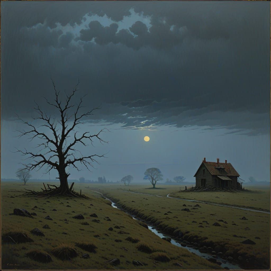 A Minimalist Landscape of Melancholy