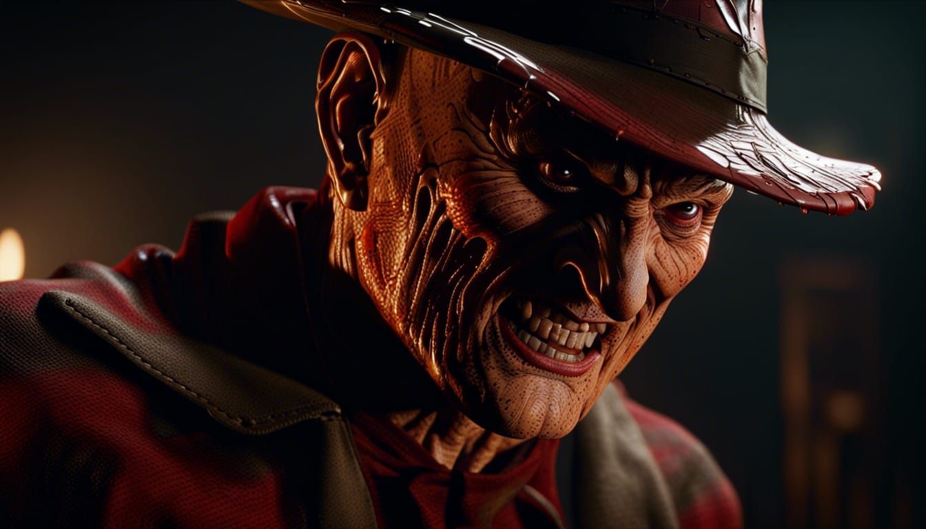 Freddy Krueger in Unreal Engine: 8K Resolution