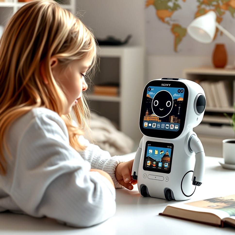 SONY Interactive Language Buddy Robot V7