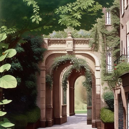 Australian Landscape in Impressionist Style