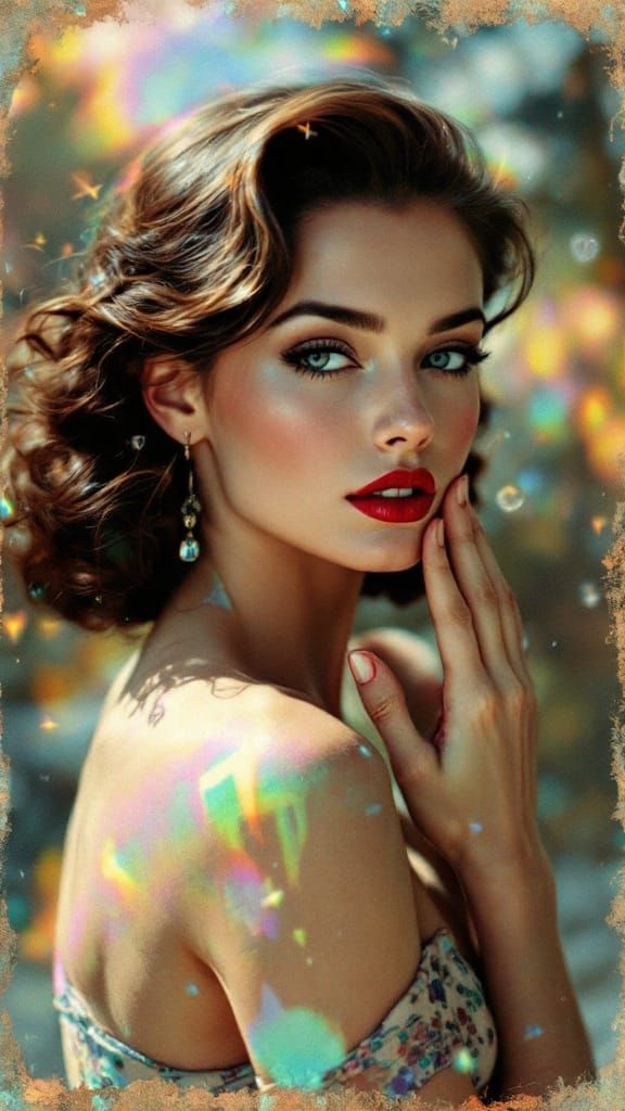 Iridescent Dream Pin-up