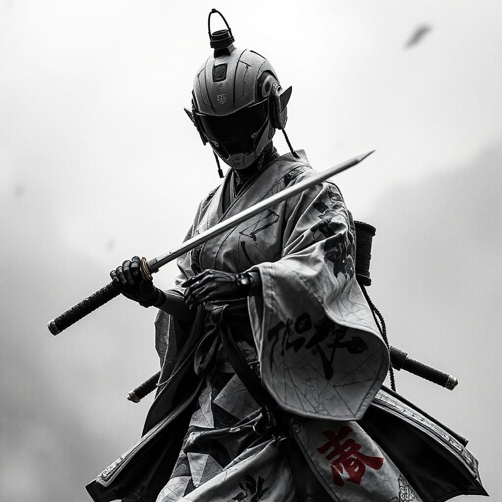 Geisha with a Katana