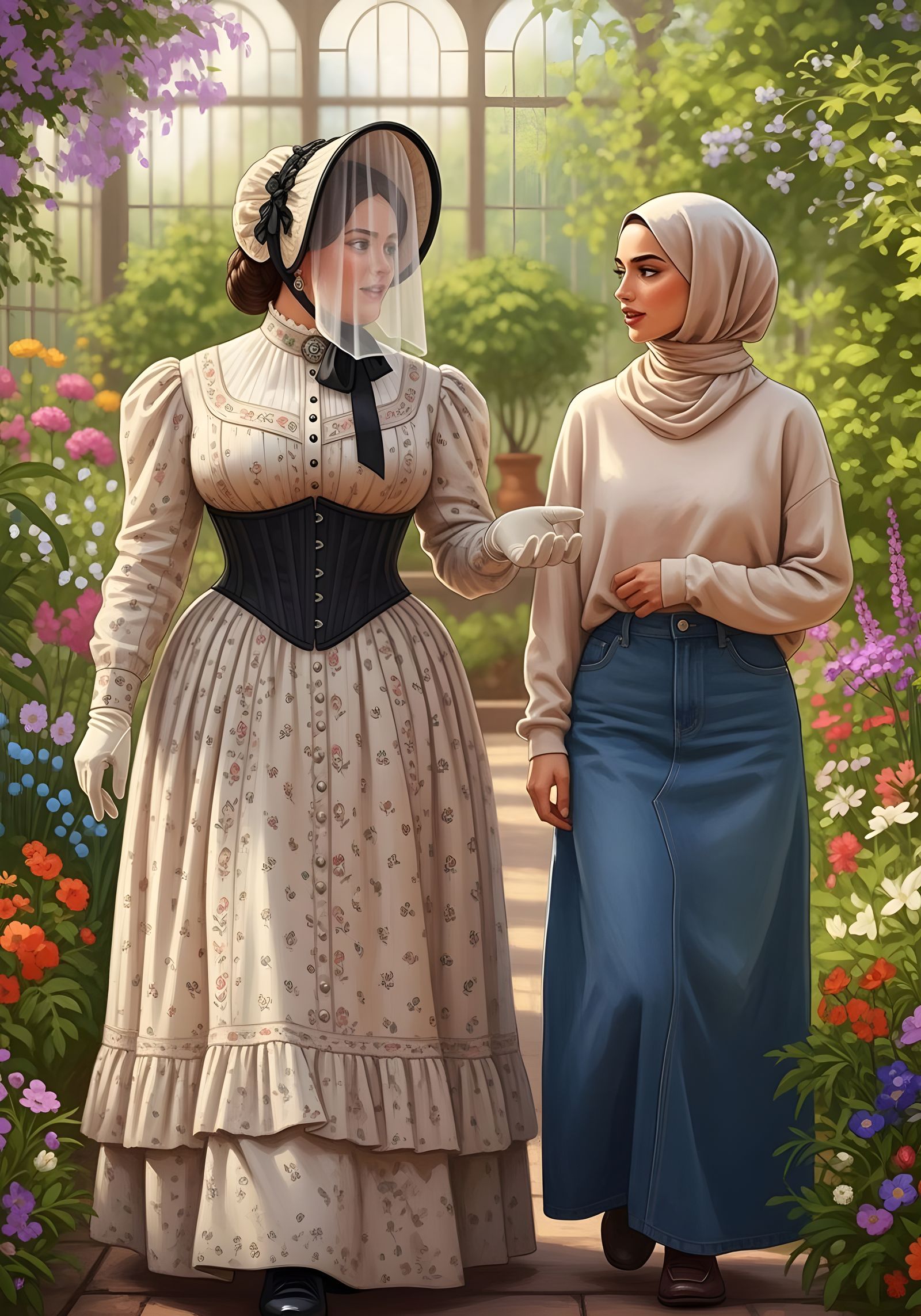 Victorian Era Meets Modern Modesty in Botanic Garden