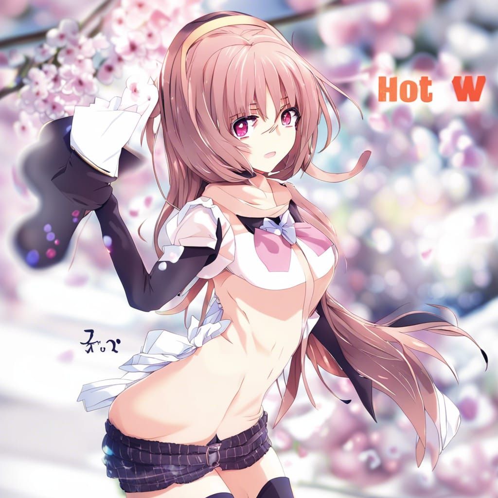 Anime Style Waifu Character Art