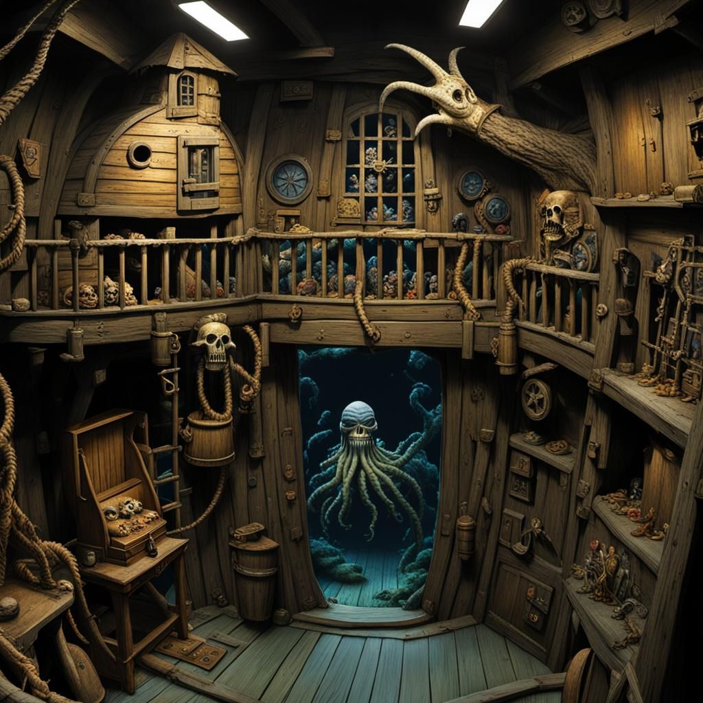 Mysterious Depths: Inside Davy Jones' Locker