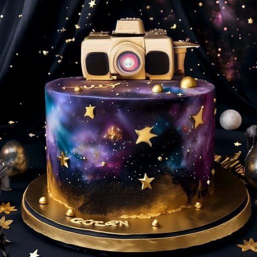 Galaxy Cake: A Cosmic Dessert Delight
