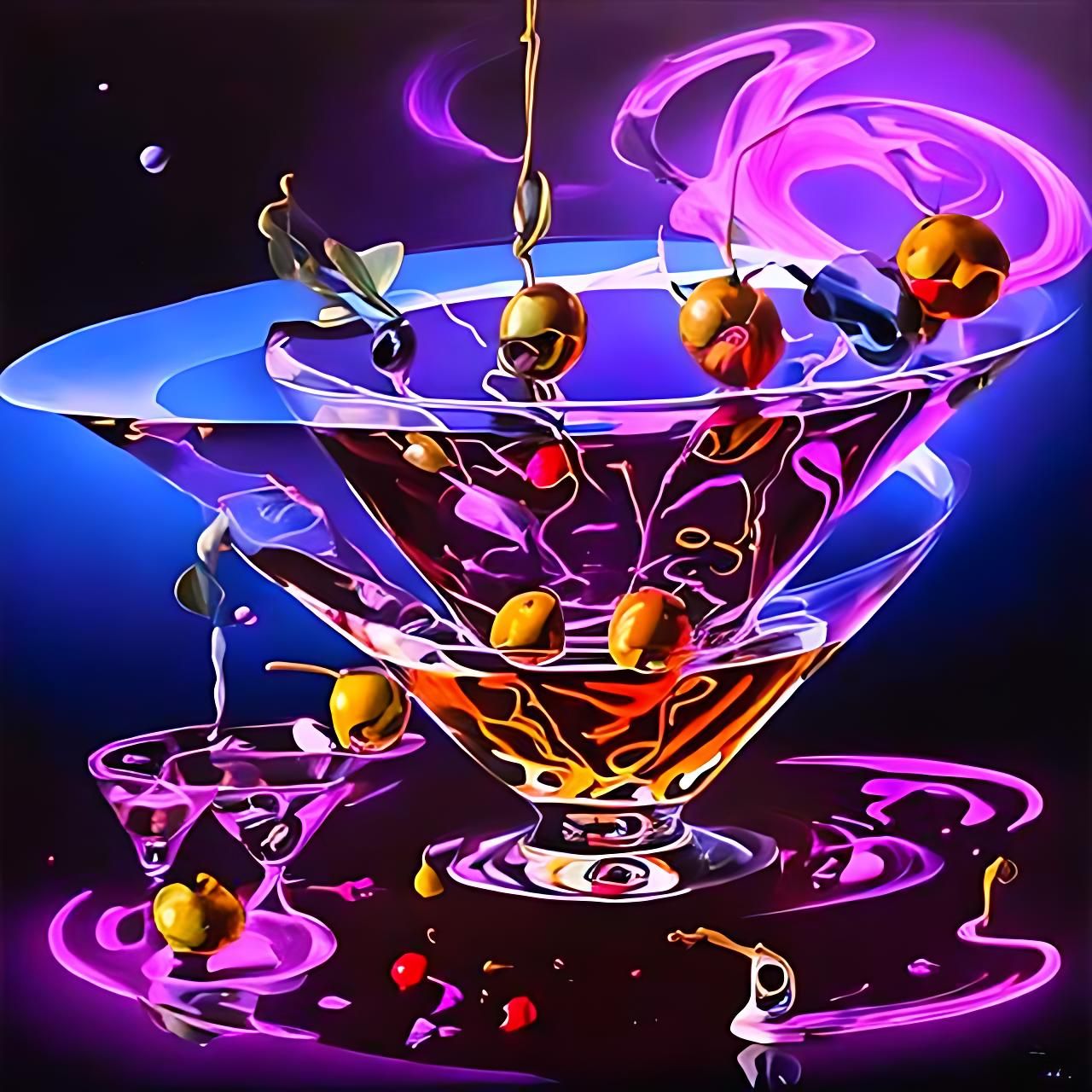 Cosmic Whiskey Glass at Universe Edge