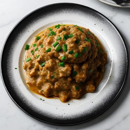 Grey Plate Abomination in Impasto Oil