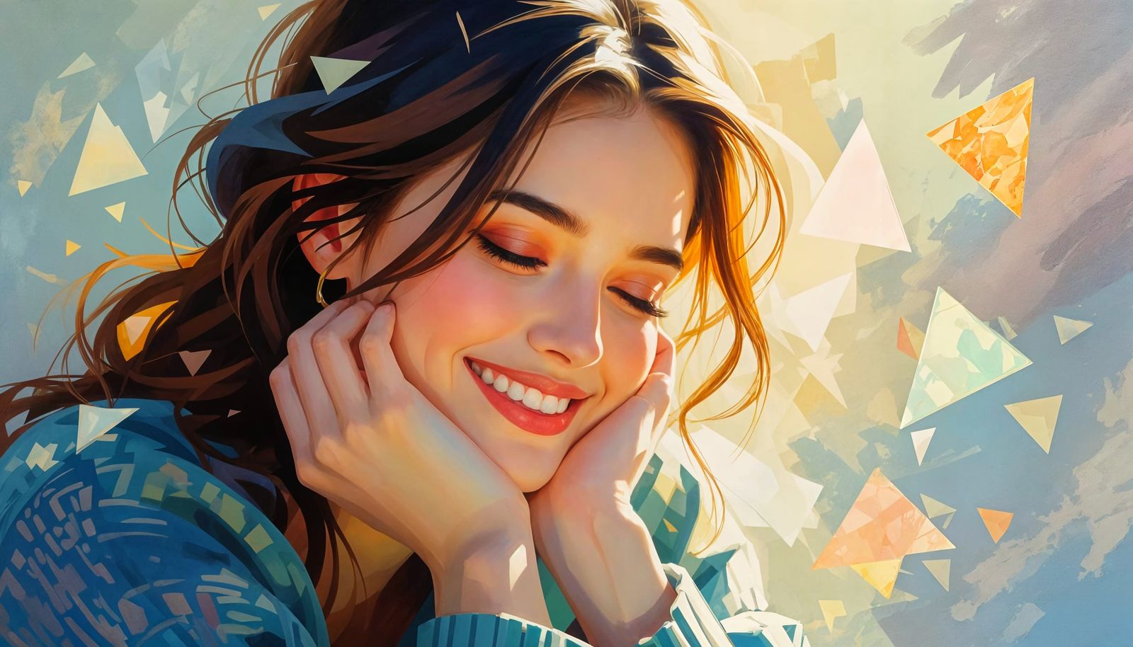 Impasto Gouache: Smiling Through Tears