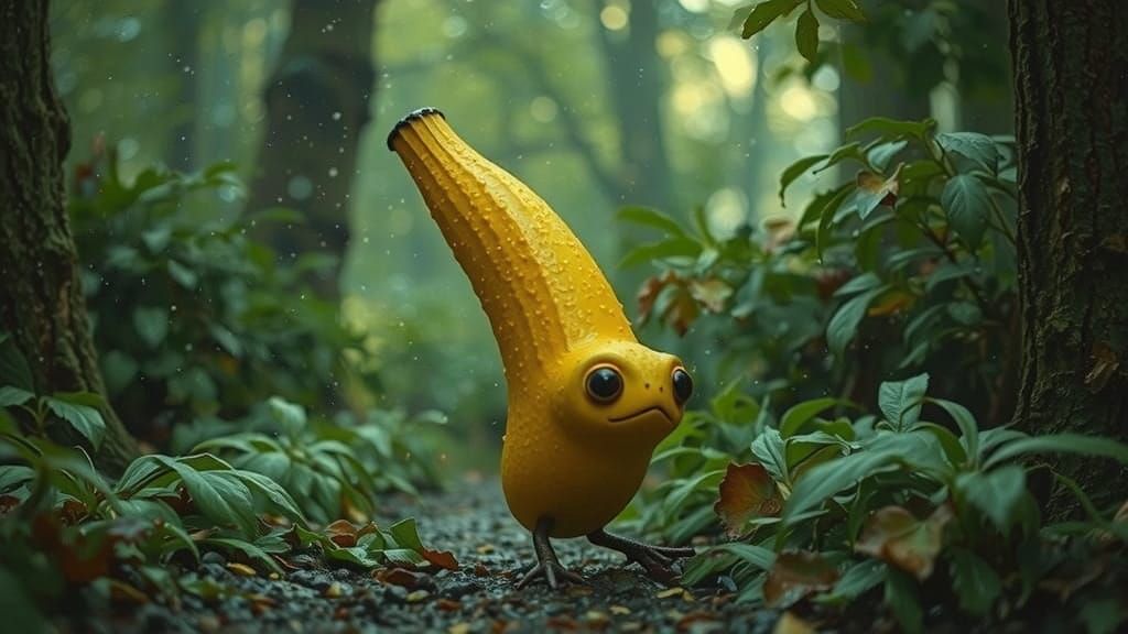 Waterlogged Landscape in Impressionist Style