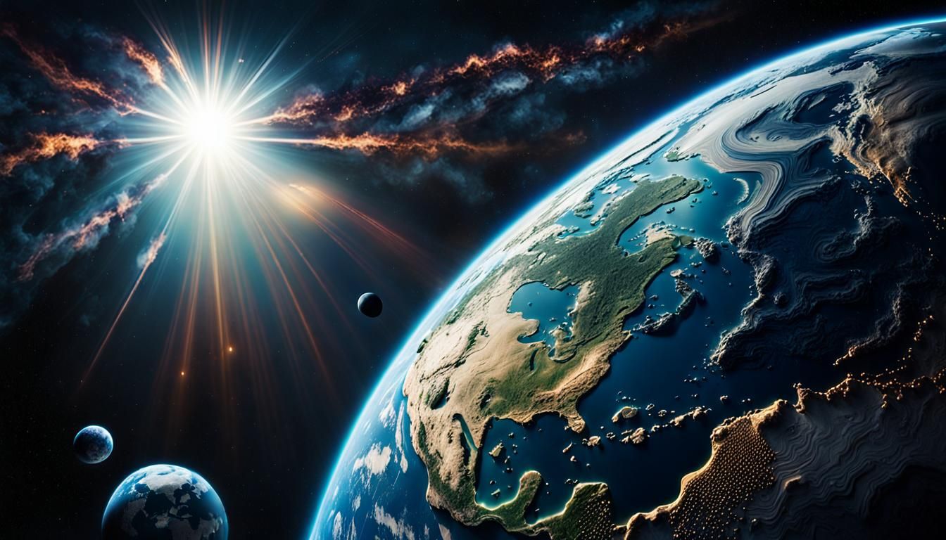 Epic Blue Marble Earth from Space