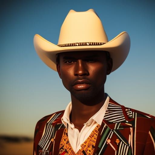 Handsome Male Ankara Cowboy