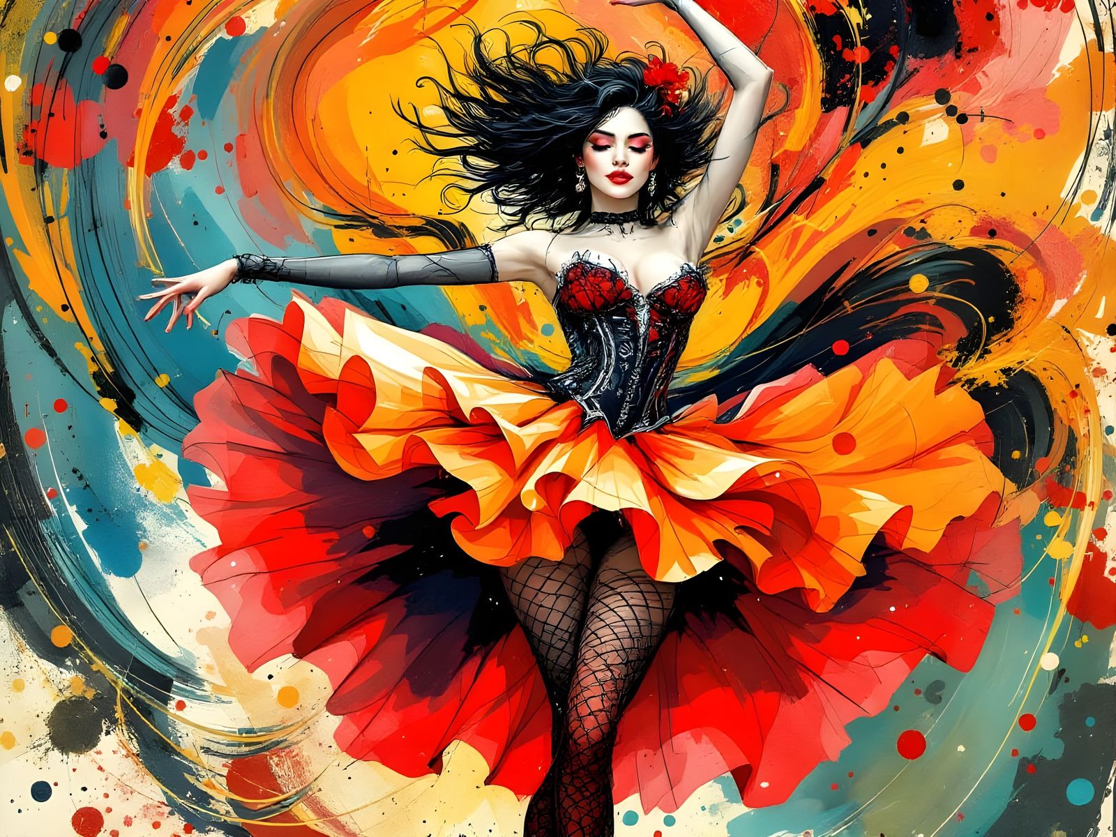 Can Can at the Moulin Rouge