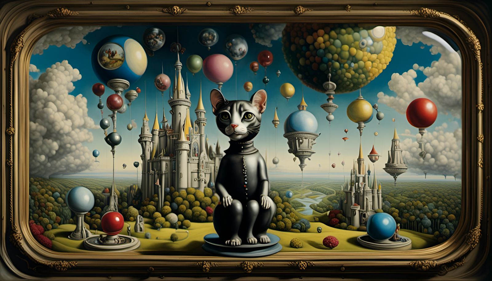 Surreal Opposites Meet in Pop Surrealism Style