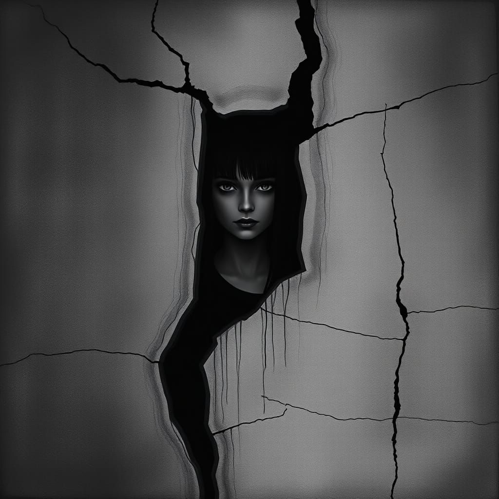 Darkness Leaking: A Visual Representation of Despair