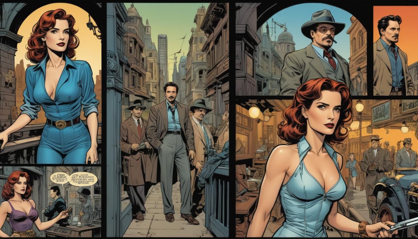 Comic Book Page: Desert Temple Adventure