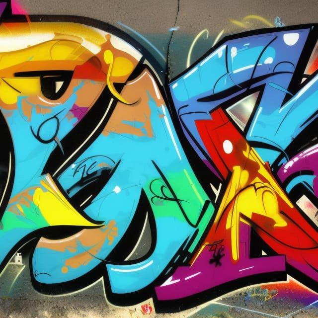 Graffiti Art with KDODK in Cosmic Style