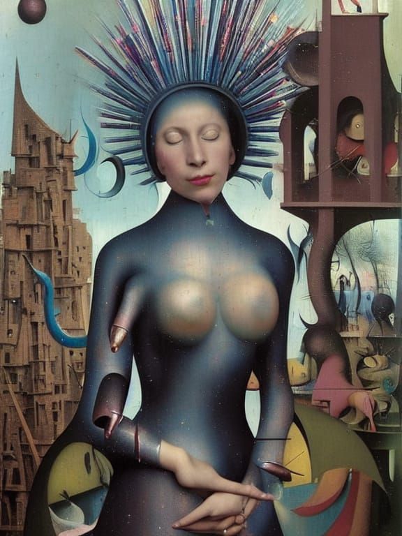 Once again the NigntCafè's Censor would not allow this image to pass through Clarity Upscale.