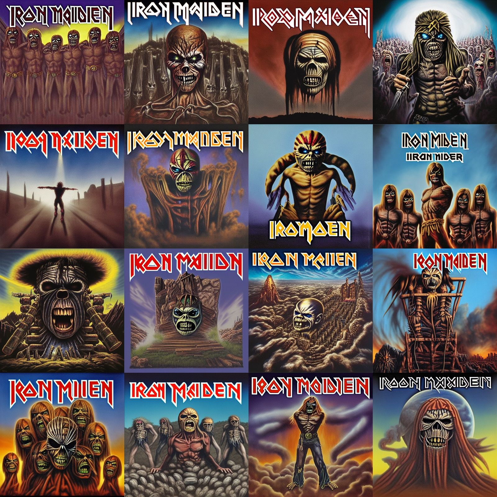 Classic Heavy Metal Album Cover Art