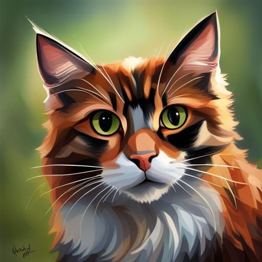 Calico Cat Portrait