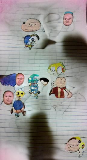 Cartoon Character Mashup: Animated Friends Together