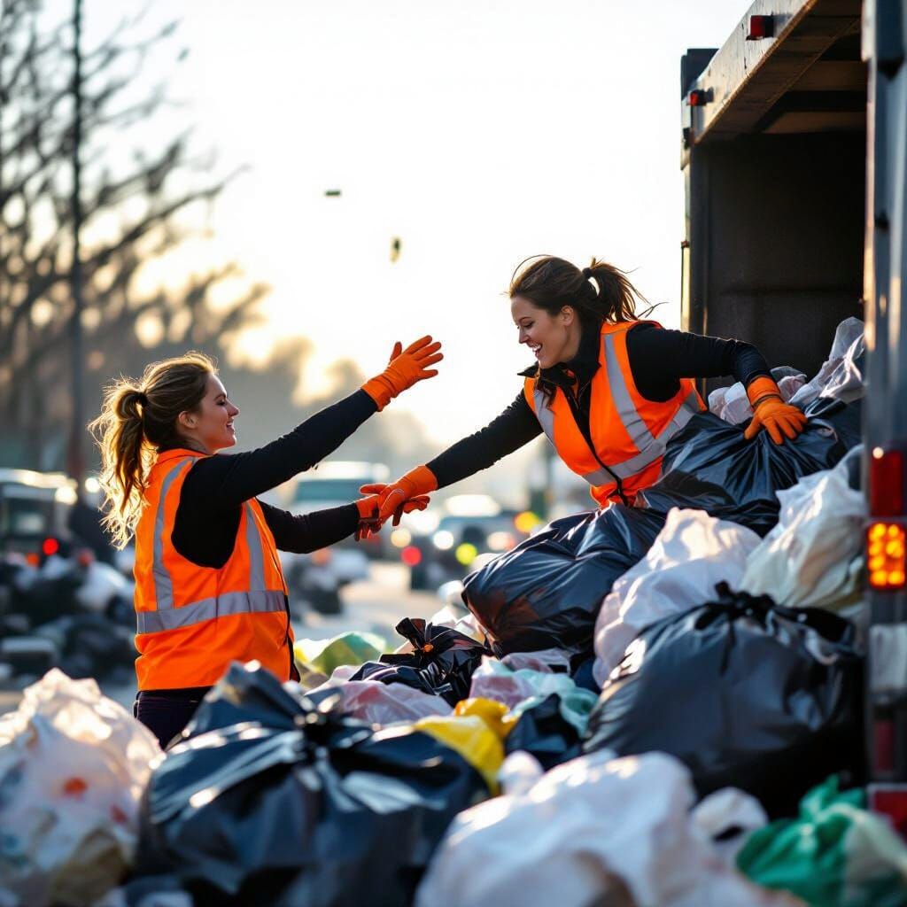 Woman Thrown into Garbage Truck: Professional Photojournalis...
