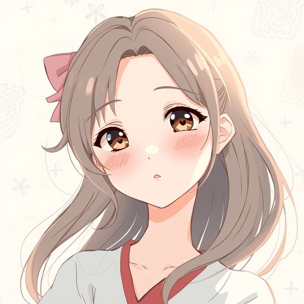 Ethereal Anime Goddess in Pastel Hues