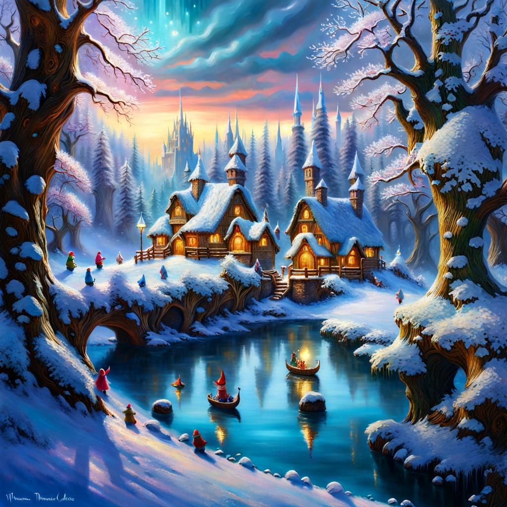Winter Gnome Village